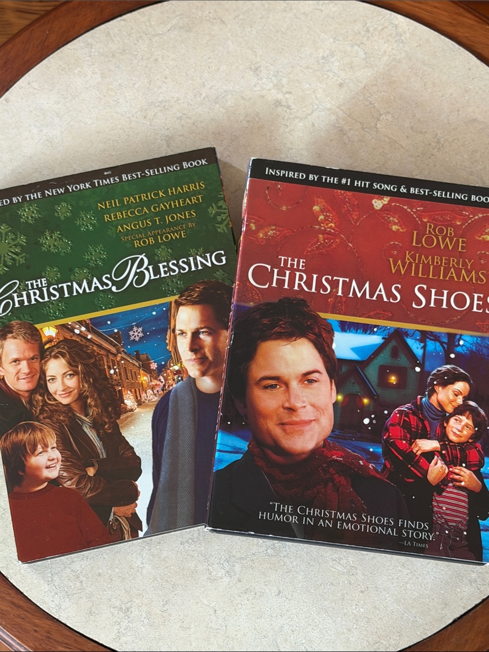 2 Christmas Movies DVDs The Christmas Shoes and sequel The Christmas Blessing